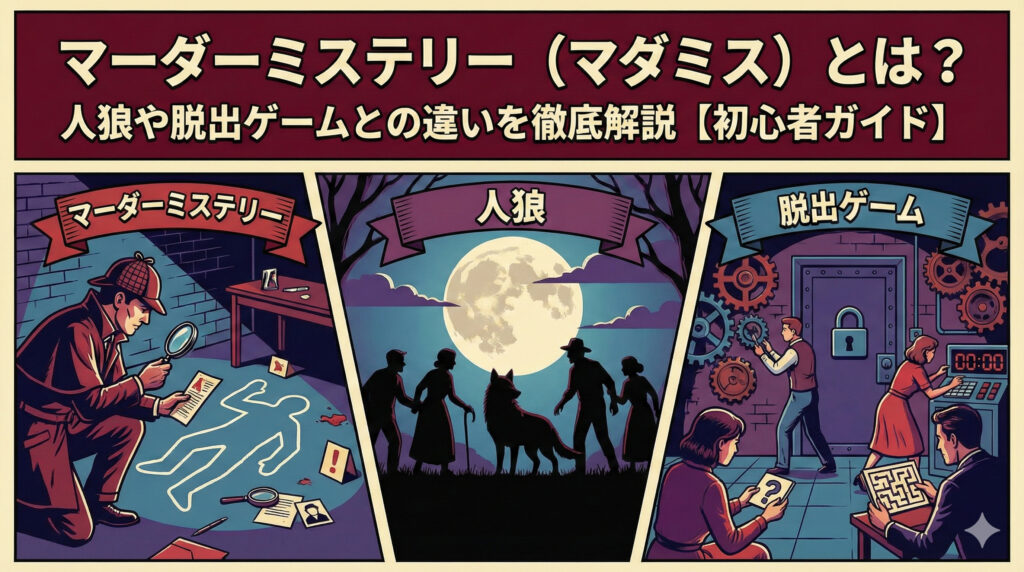 マダミスと人狼ゲームの違い